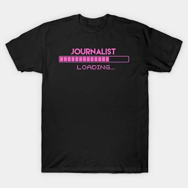 Journalist Loading T-Shirt by Grove Designs